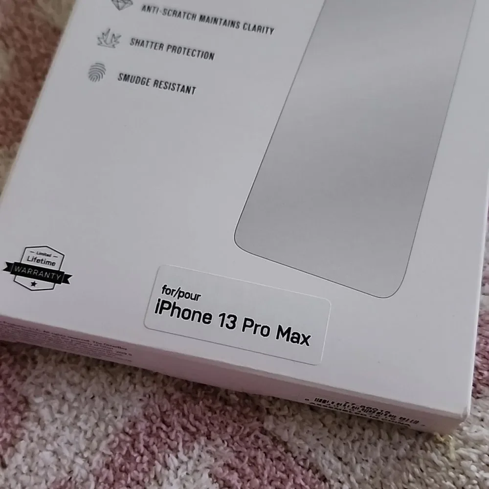 Otter box screen protector Apple iPhone 13 pro max clear new trusted glass nwt